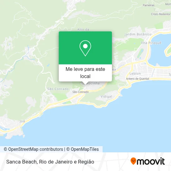 Sanca Beach mapa