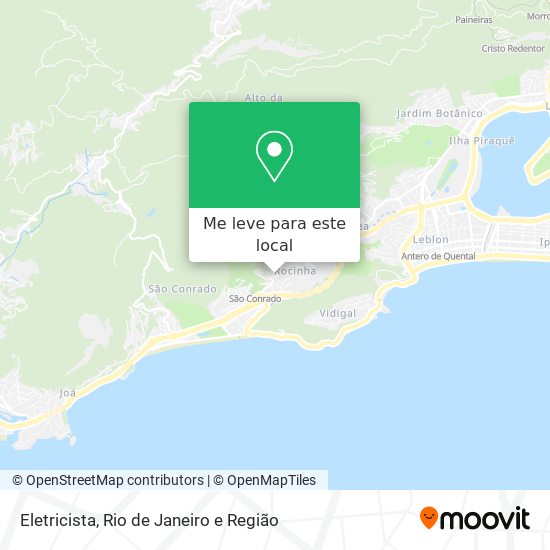 Eletricista mapa