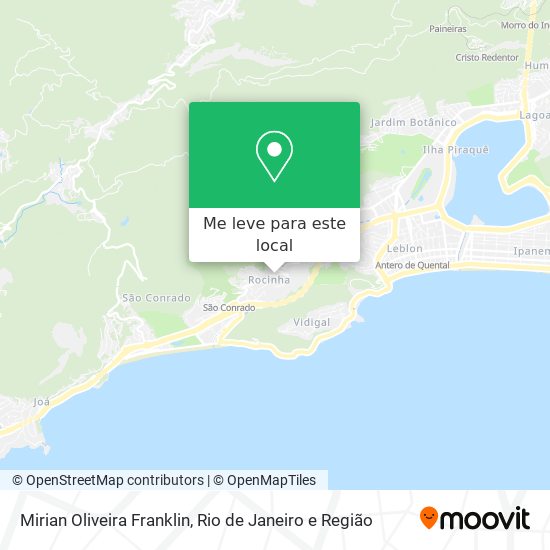 Mirian Oliveira Franklin mapa