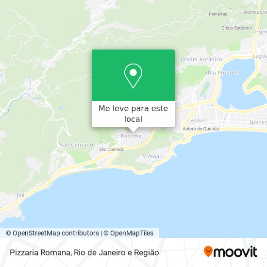 Pizzaria Romana mapa