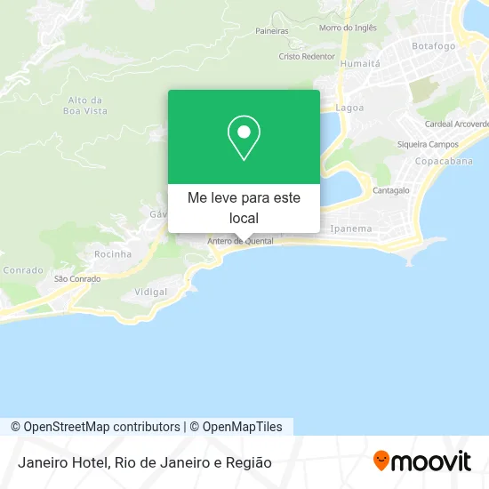 Janeiro Hotel mapa