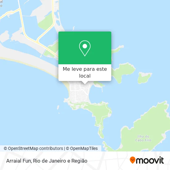 Arraial Fun mapa