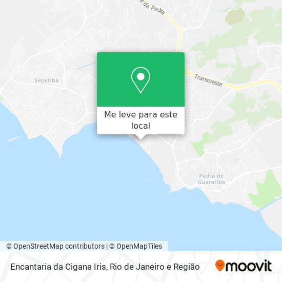 Encantaria da Cigana Iris mapa