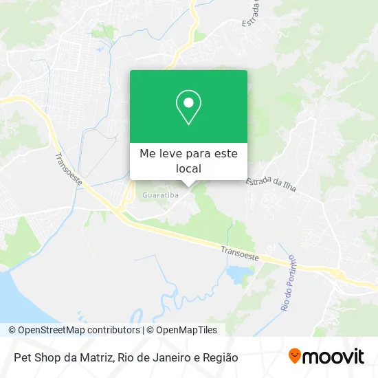Pet Shop da Matriz mapa