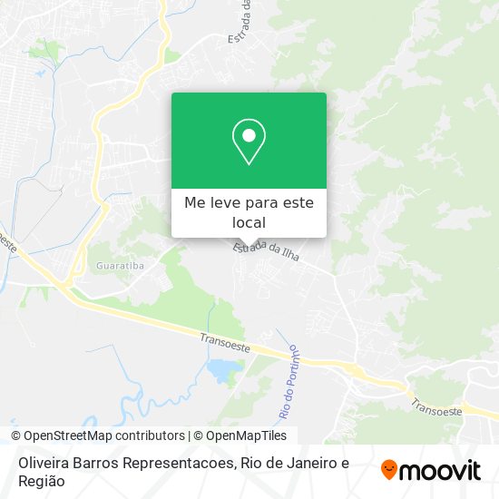 Oliveira Barros Representacoes mapa