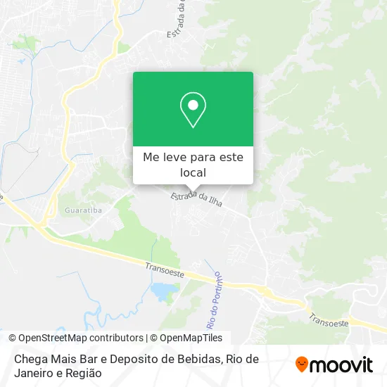 Chega Mais Bar e Deposito de Bebidas mapa