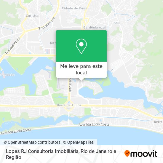 Lopes RJ Consultoria Imobiliária mapa