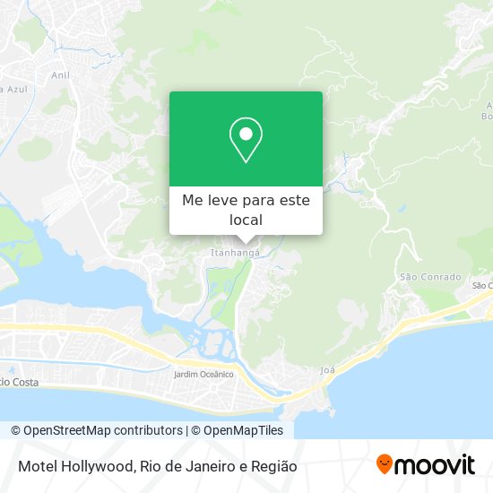 Motel Hollywood mapa