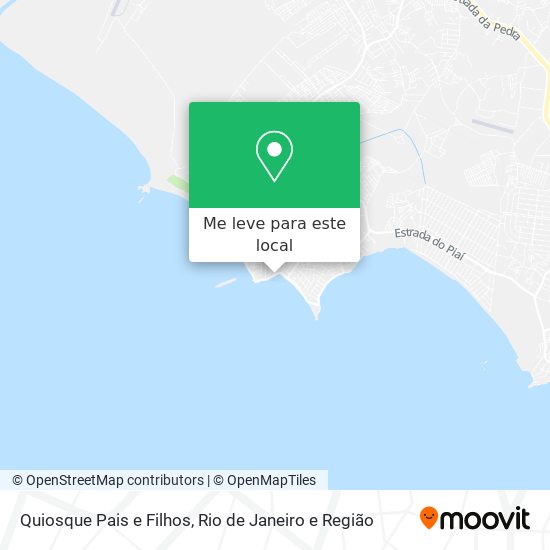 Quiosque Pais e Filhos mapa
