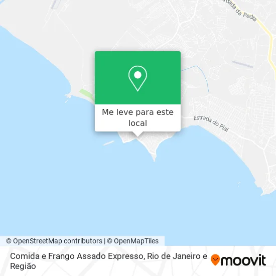 Comida e Frango Assado Expresso mapa