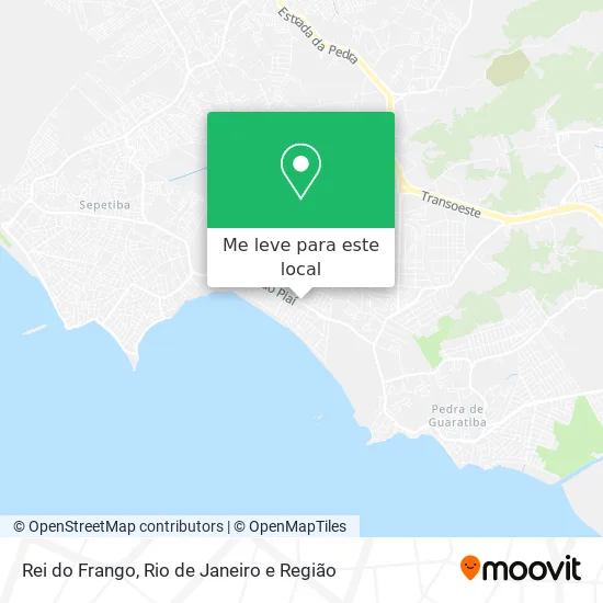 Rei do Frango mapa