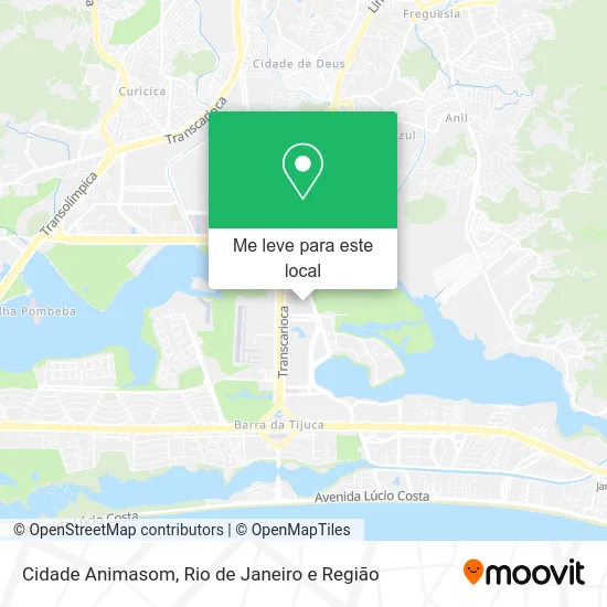 Cidade Animasom mapa