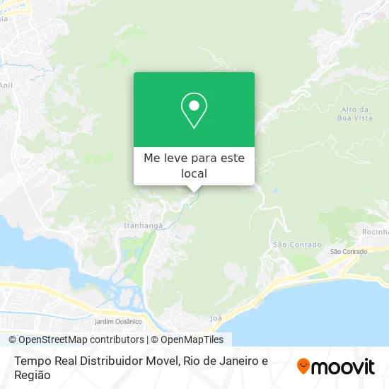 Tempo Real Distribuidor Movel mapa