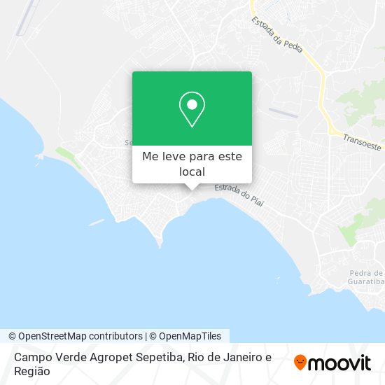 Campo Verde Agropet Sepetiba mapa