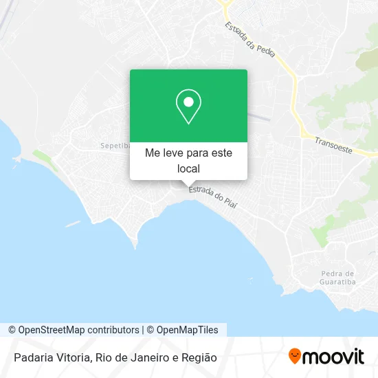 Padaria Vitoria mapa