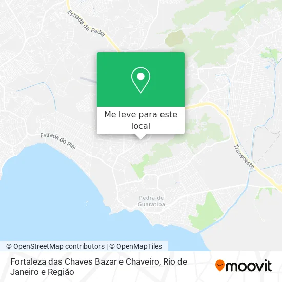 Fortaleza das Chaves Bazar e Chaveiro mapa