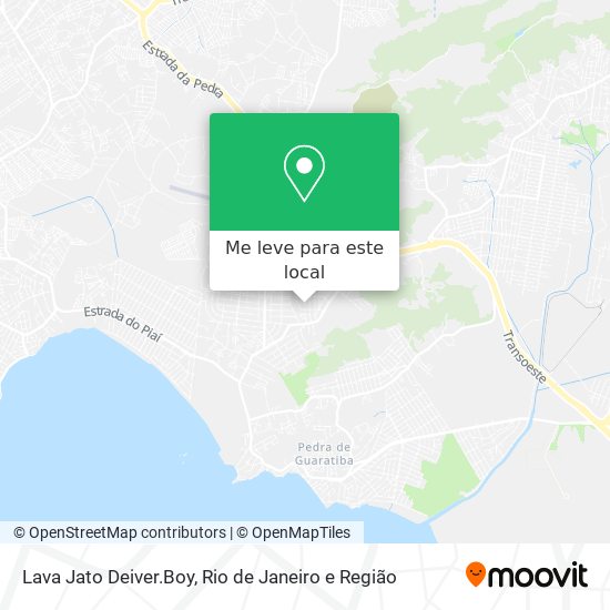 Lava Jato Deiver.Boy mapa