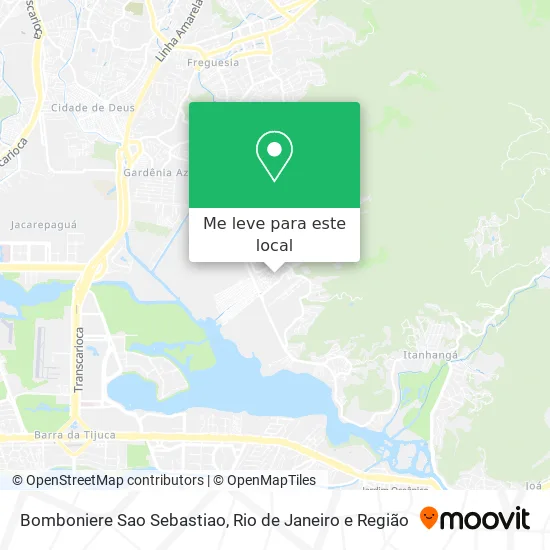 Bomboniere Sao Sebastiao mapa