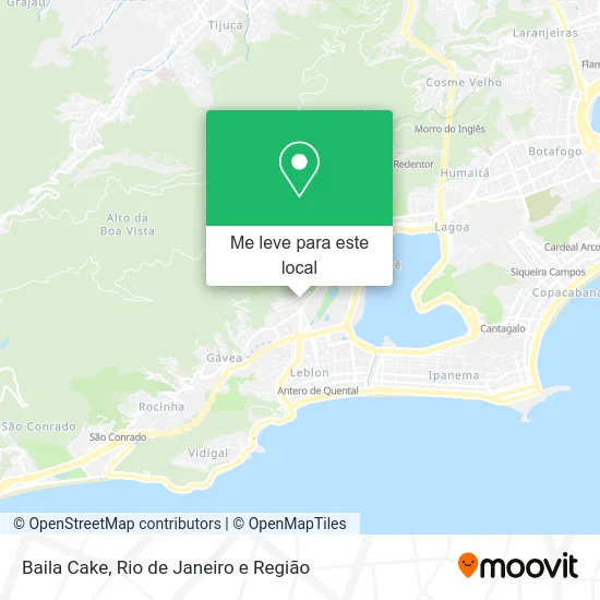 Baila Cake mapa