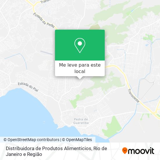 Distribuidora de Produtos Alimenticios mapa