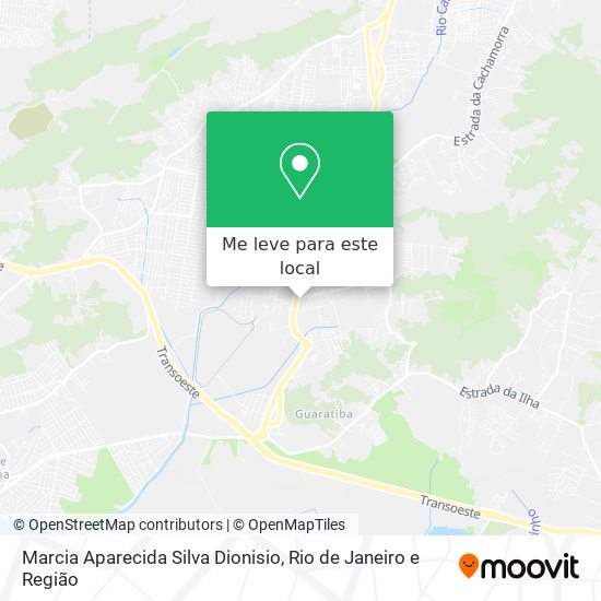 Marcia Aparecida Silva Dionisio mapa
