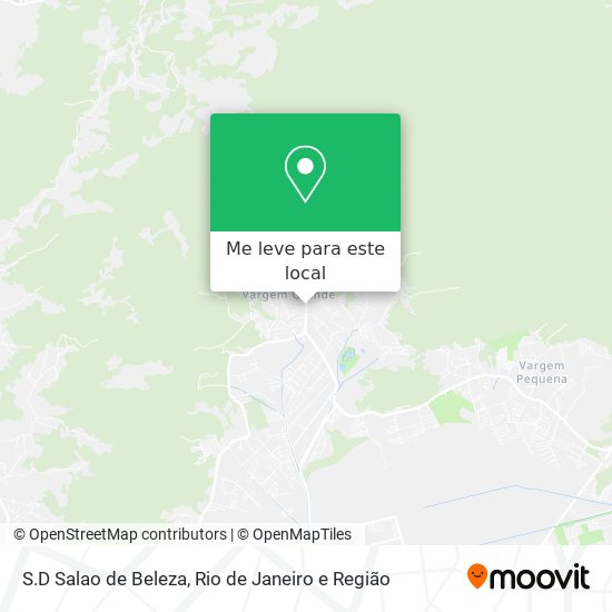 S.D Salao de Beleza mapa