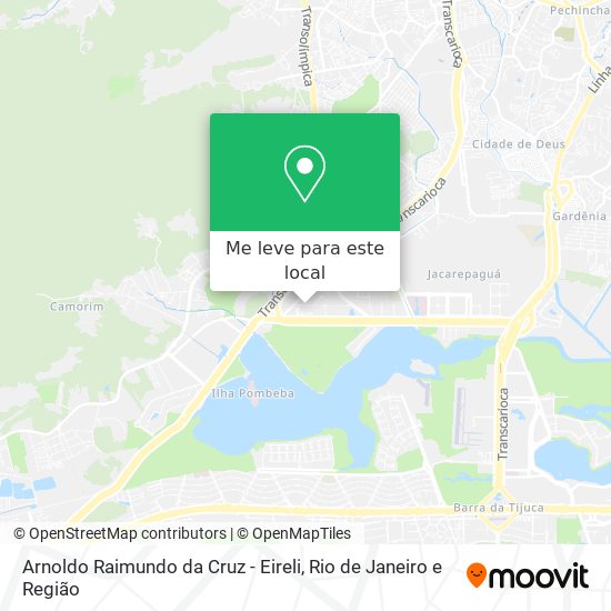 Arnoldo Raimundo da Cruz - Eireli mapa