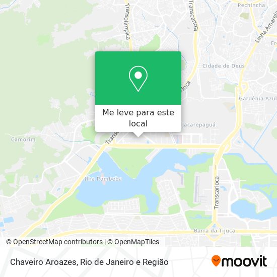 Chaveiro Aroazes mapa