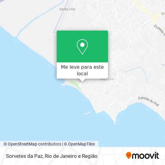 Sorvetes da Paz mapa
