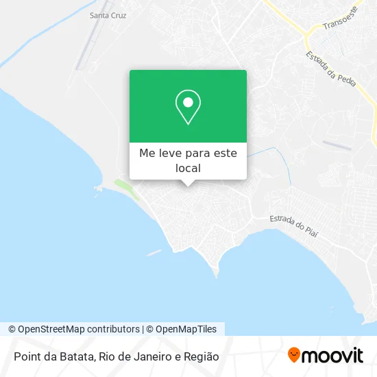 Point da Batata mapa