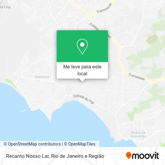 Recanto Nosso Lar mapa
