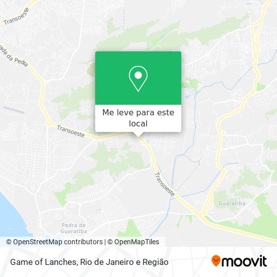 Game of Lanches mapa