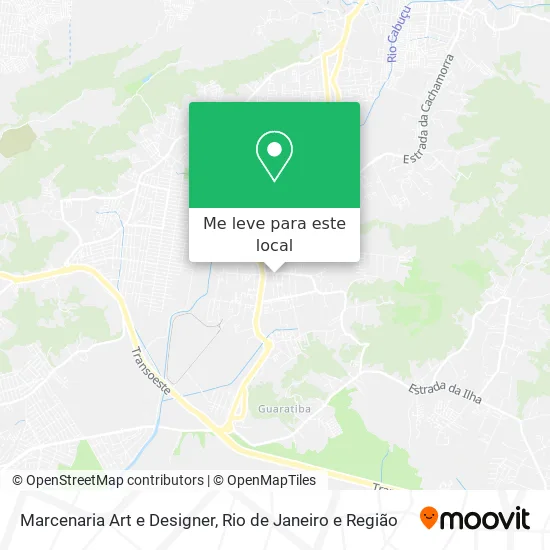 Marcenaria Art e Designer mapa