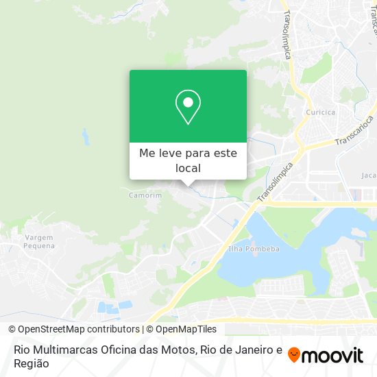 Rio Multimarcas Oficina das Motos mapa