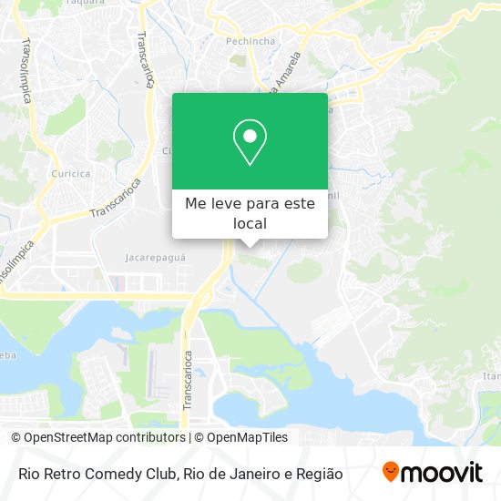 Rio Retro Comedy Club mapa