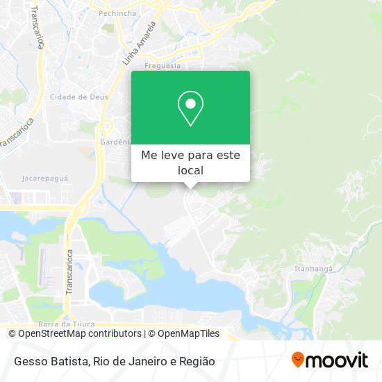 Gesso Batista mapa