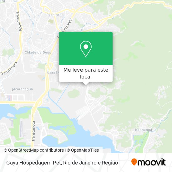 Gaya Hospedagem Pet mapa