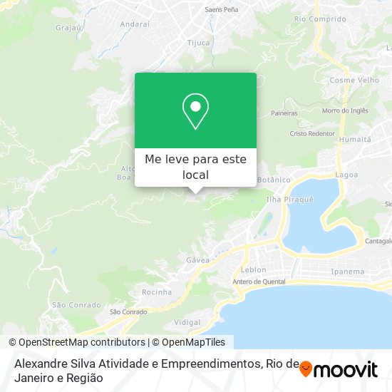 Alexandre Silva Atividade e Empreendimentos mapa