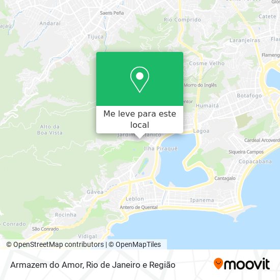 Armazem do Amor mapa