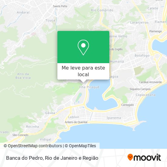 Banca do Pedro mapa