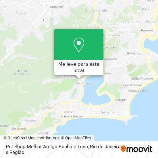 Pet Shop Melhor Amigo Banho e Tosa mapa