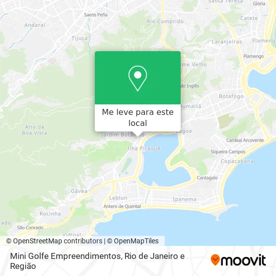 Mini Golfe Empreendimentos mapa