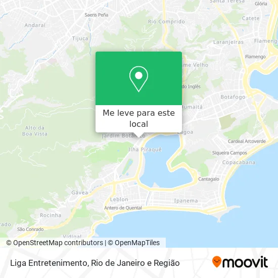Liga Entretenimento mapa