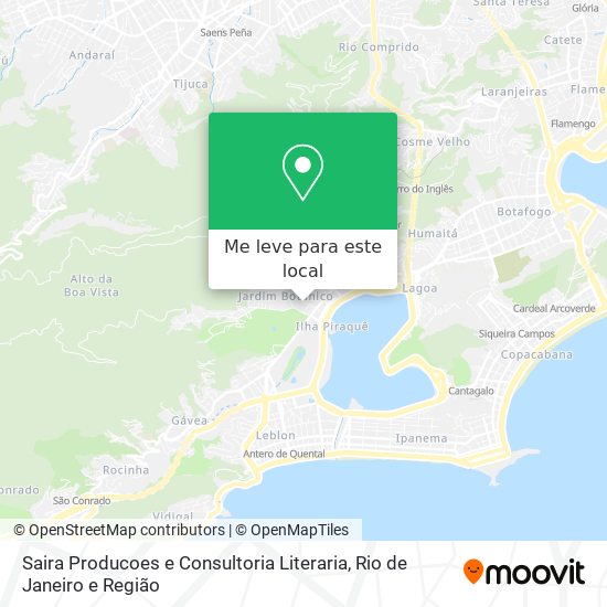 Saira Producoes e Consultoria Literaria mapa