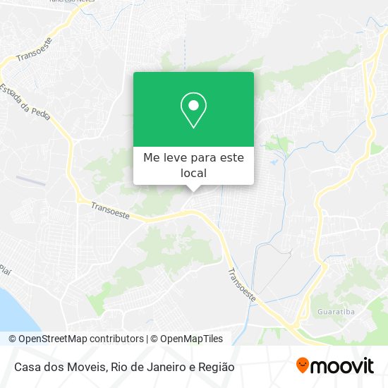 Casa dos Moveis mapa