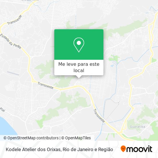 Kodele Atelier dos Orixas mapa