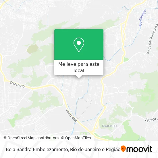 Bela Sandra Embelezamento mapa