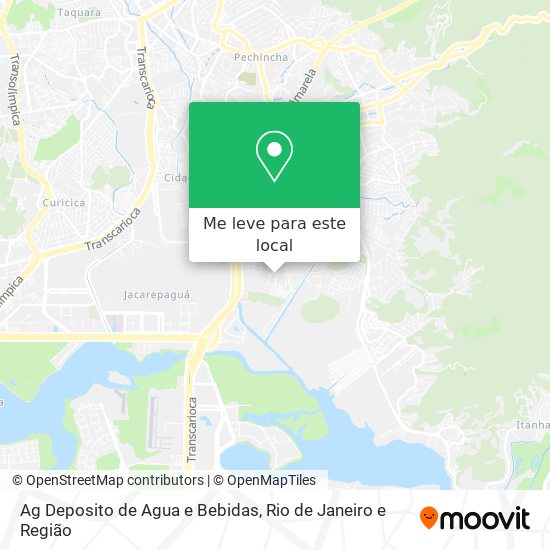 Ag Deposito de Agua e Bebidas mapa