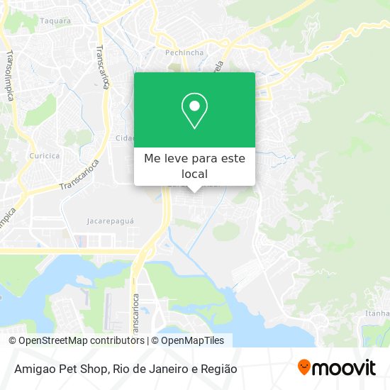 Amigao Pet Shop mapa