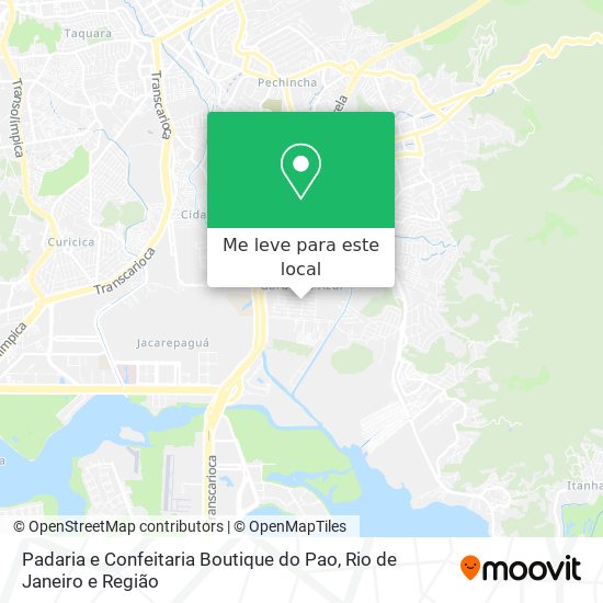 Padaria e Confeitaria Boutique do Pao mapa